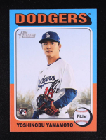 Yoshinobu Yamamoto 2024 Topps Heritage #553 RC at PristineAuction.com