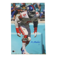 Kayvon Thibodeaux Signed Giants 12x18 Photo (Beckett) at PristineAuction.com