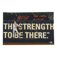 Endy Chavez Signed Mets 11x17 Photo Inscribed "The Catch 10-19-06" (Beckett) at PristineAuction.com