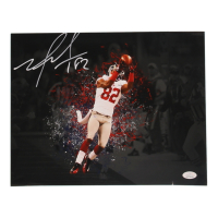 Mario Manningham Signed Giants 11x14 Photo (JSA) at PristineAuction.com