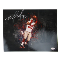 Mario Manningham Signed Giants 11x14 Photo (JSA) at PristineAuction.com