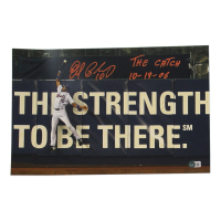 Endy Chavez Signed Mets 11x17 Photo Inscribed "The Catch 10-19-06" (Beckett) at PristineAuction.com