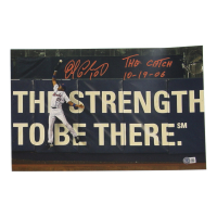 Endy Chavez Signed Mets 11x17 Photo Inscribed "The Catch 10-19-06" (Beckett) at PristineAuction.com