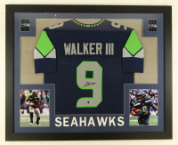 Kenneth Walker III Signed Custom Framed Jersey Display (Beckett) at PristineAuction.com