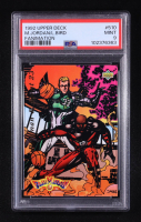Larry Bird / Michael Jordan 1992-93 Upper Deck #510 FAN (PSA 9) at PristineAuction.com