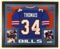 Thurman Thomas Signed Custom Framed Jersey Display (Beckett) at PristineAuction.com