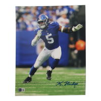 Kayvon Thibodeaux Signed Giants 11x14 Photo (Beckett) at PristineAuction.com