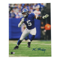 Kayvon Thibodeaux Signed Giants 11x14 Photo (Beckett) at PristineAuction.com