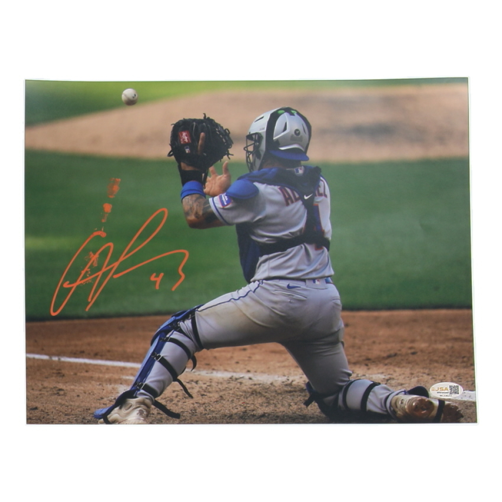 Francisco Alvarez Signed Mets 11x14 Photo (JSA) at PristineAuction.com