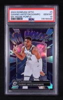 Giannis Antetokounmpo 2024-25 Donruss Optic My House Purple #5 (PSA 10) at PristineAuction.com