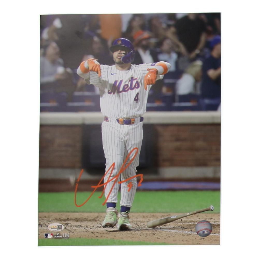 Francisco Alvarez Signed Mets 11x14 Photo (JSA) at PristineAuction.com