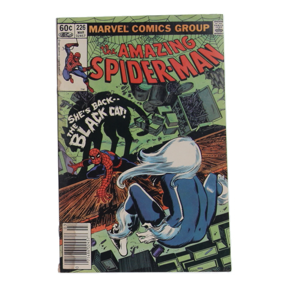 1982 "The Amazing Spider-Man" Issue #226 Marvel Comic Book at PristineAuction.com