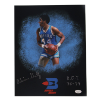 Adrian Dantley Signed Braves 11x14 Photo (JSA) at PristineAuction.com