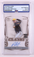 Paul Skenes 2023 Leaf Trinity Clear Autographs Bronze #CAPS1 RC #48/99 (PSA Authentic) at PristineAuction.com