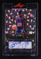 Patrick Ewing 2025 Leaf Metal Holiday Candy Cane Autographs Prismatic Snowflake #BAPE1 #10/15 at PristineAuction.com
