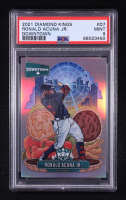Ronald Acuna Jr. 2021 Diamond Kings Downtown #7 (PSA 9) at PristineAuction.com