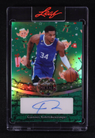 Giannis Antetokounmpo 2025 Leaf Metal Holiday Autographs Elf Prismatic Green #BAGA1 #3/5 at PristineAuction.com