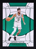 Jayson Tatum 2021-22 Panini National Treasures Emerald #60 #5/5 at PristineAuction.com