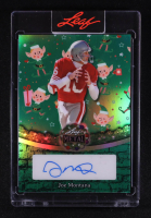 Joe Montana 2025 Leaf Metal Holiday Autographs Elf Prismatic Green #BAJM2 #1/5 at PristineAuction.com