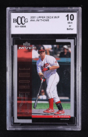 Jim Thome 2001 Upper Deck MVP #44 (BCCG 10) at PristineAuction.com