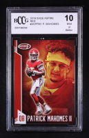 Patrick Mahomes II 2019 SAGE Aspire Red #ASPPM1 (BCCG 10) at PristineAuction.com
