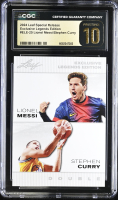 Lionel Messi / Stephen Curry 2024 Leaf Special Release Exclusive Legends Edition #ELE-25 (CGC 10 | Black Label) at PristineAuction.com