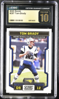 Tom Brady 2023 Score #287 (CGC 10 | Black Label) at PristineAuction.com