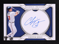 Chipper Jones 2025 Panini National Treasures Personalized Treasures Autographs #18 #54/75 at PristineAuction.com
