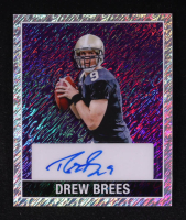 Drew Brees 2025 Leaf 15th Anniversary 1948 Leaf Autographs Shimmer Silver #48A-DB1 #1/1 at PristineAuction.com