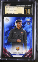 Lamine Yamal 2023-24 Topps Chrome Sapphire UCC Image Variations #CVS-4 RC (CGC 10 | Black Label) at PristineAuction.com