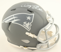 Doug Flutie Signed Patriots Slate Alternate Speed Mini Helmet (Beckett) at PristineAuction.com