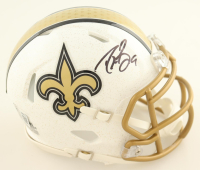 Drew Brees Signed Saints Speed Mini Helmet (Beckett) at PristineAuction.com