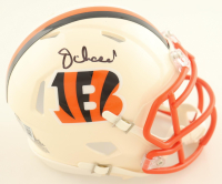 Ja'Marr Chase Signed Bengals Retro Alternate Speed Mini Helmet (Beckett) at PristineAuction.com