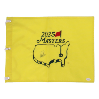 Ludvig Aberg Signed 2025 Masters Tournament Golf Pin Flag (JSA) at PristineAuction.com