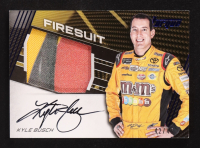 Kyle Busch 2017 Panini Torque Jumbo Firesuit Signatures Blue #19 #42/49 at PristineAuction.com