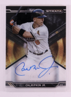 Cal Ripken Jr. 2015 Topps Strata Autographs Black #SACRN #08/50 at PristineAuction.com