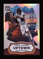 Lamar Jackson 2025 Donruss Optic Uptown #13 at PristineAuction.com