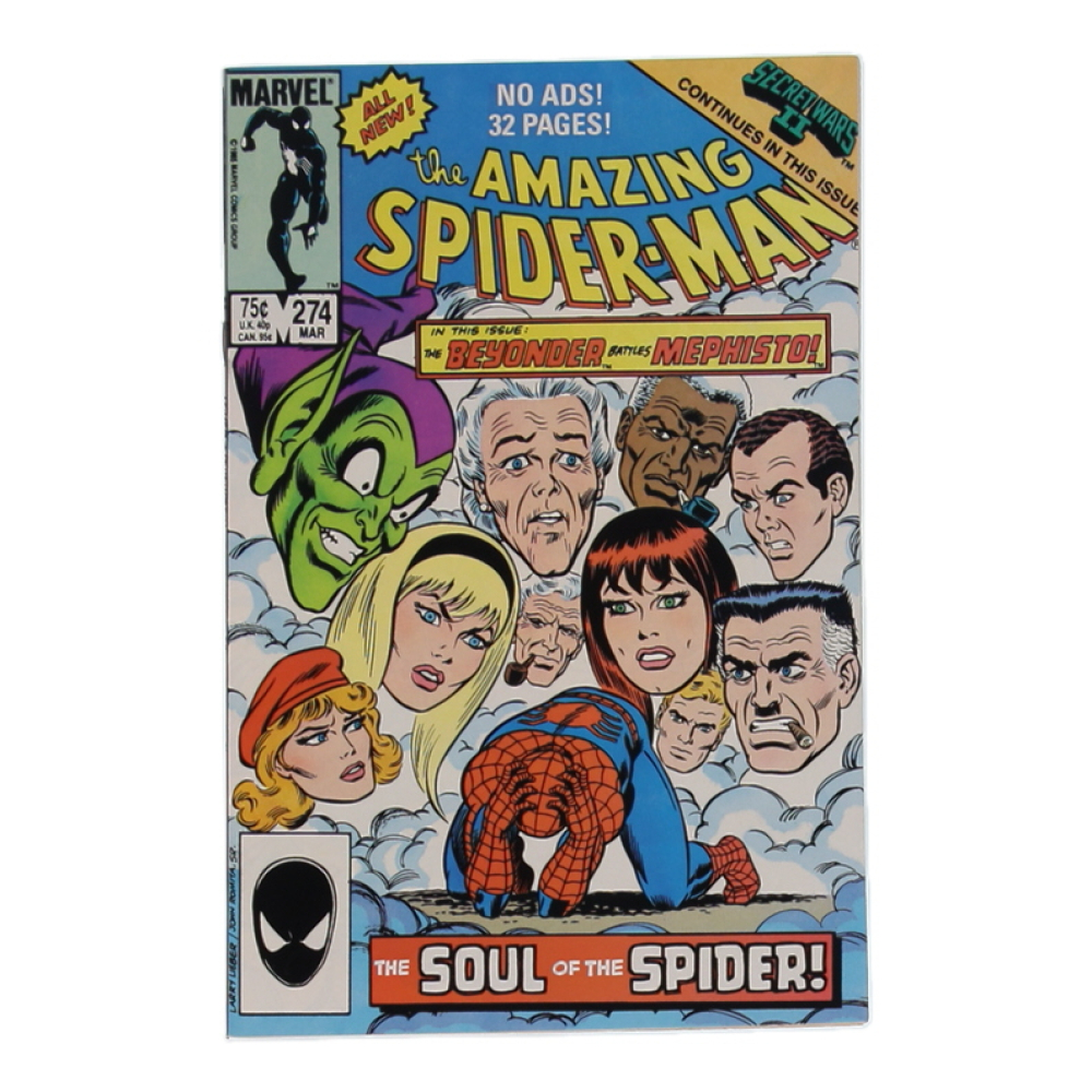 1986 "The Amazing Spider-Man" Issue #274 Marvel Comic Book at PristineAuction.com