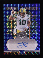 Jordan Love 2023 Panini Mosaic Showtime Signatures Blue #3 #55/99 at PristineAuction.com