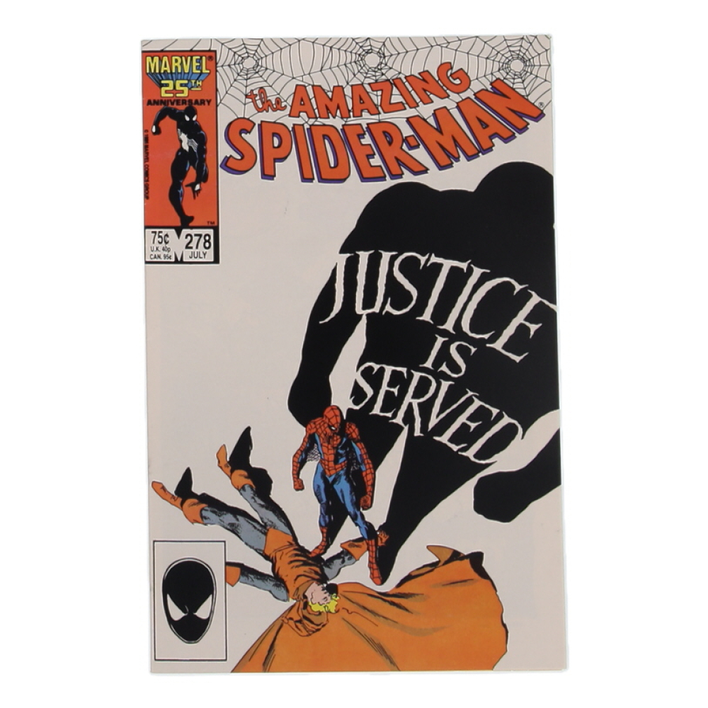 1986 "The Amazing Spider-Man" Issue #278 Marvel Comic Book at PristineAuction.com