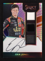 Erik Jones 2017 Select Signature Swatches Triple #11 at PristineAuction.com