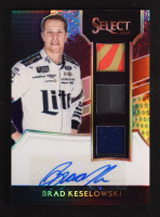 Brad Keselowski 2017 Select Signature Swatches Triple Prizms Tie Dye #4 #20/24 at PristineAuction.com