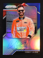 Corey LaJoie 2018 Panini Prizm Autographs Prizms Red White and Blue #6 #019/199 at PristineAuction.com