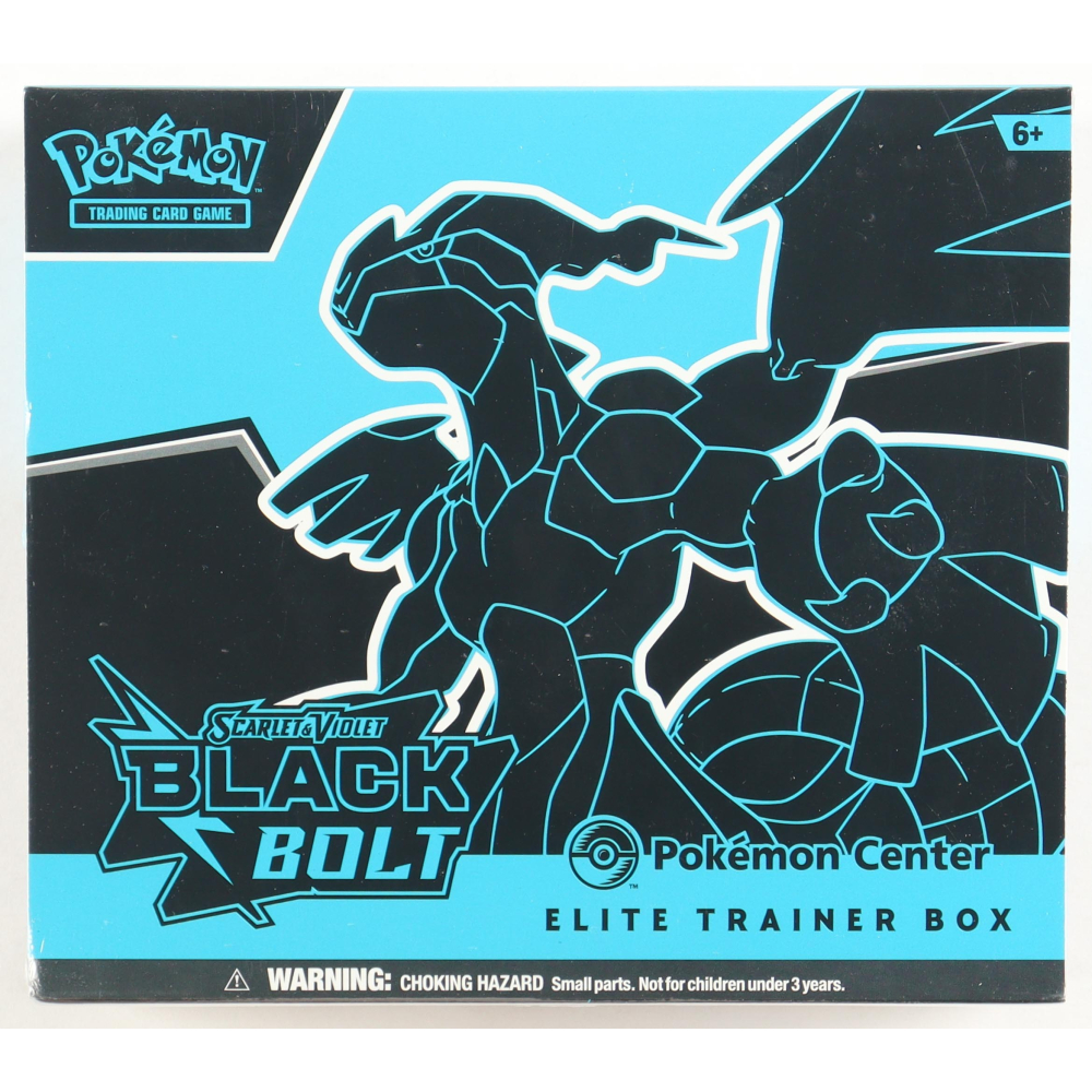 Pokemon Scarlet & Violet: Black Bolt Pokemon Center Elite Trainer Box at PristineAuction.com