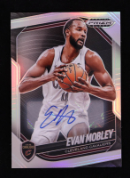 Evan Mobley 2024-25 Panini Prizm Black Autographs Prizms Silver #121 at PristineAuction.com