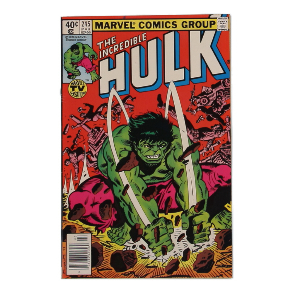 1980 "The Incredible Hulk" Issue #245 Marvel Comic Book at PristineAuction.com