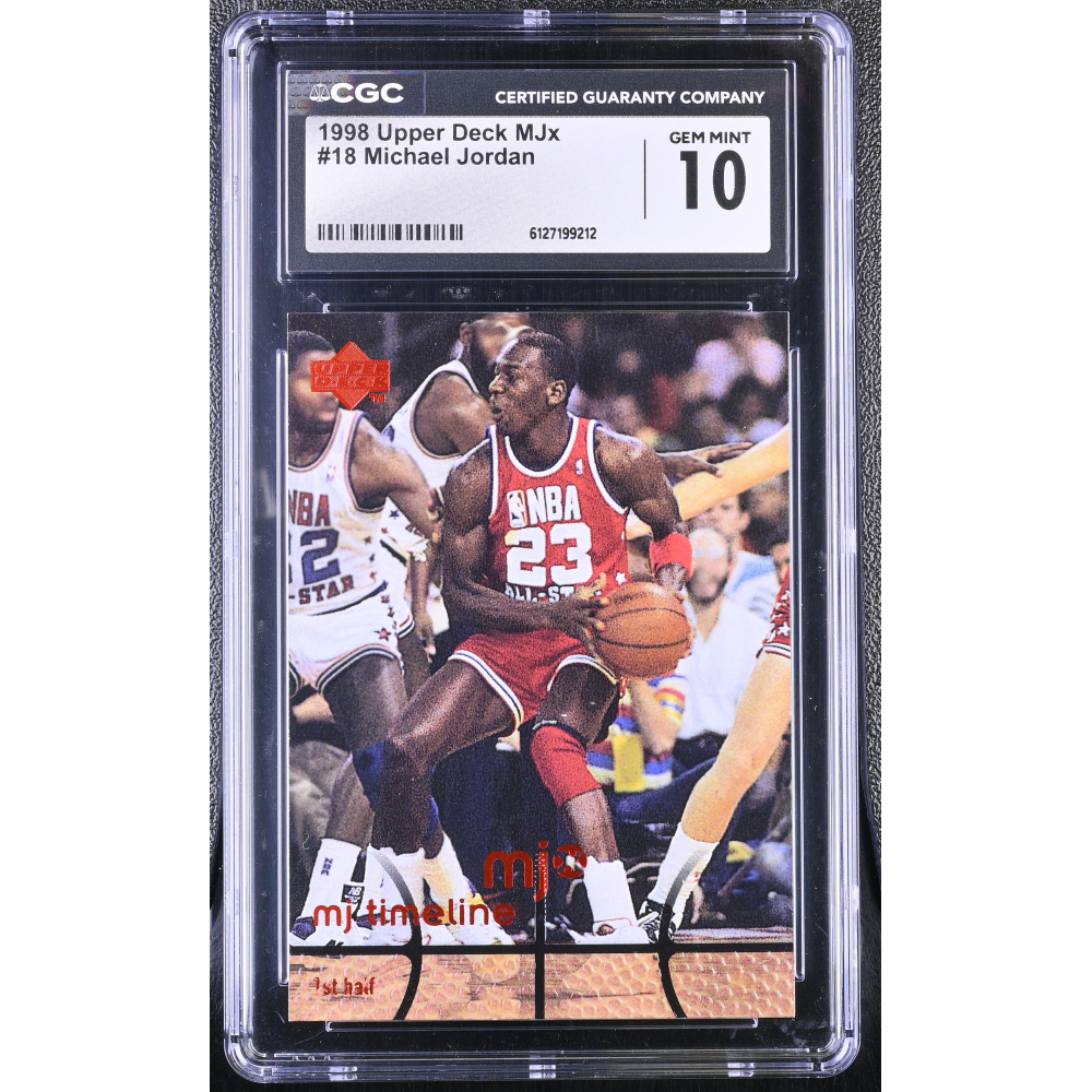 Michael Jordan 1998 Upper Deck MJx #18 (CGC 10) at PristineAuction.com