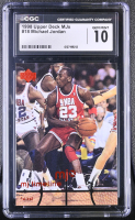 Michael Jordan 1998 Upper Deck MJx #18 (CGC 10) at PristineAuction.com