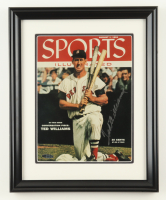 Ted Williams Signed Red Sox Custom Framed 1955 Sports Illustrated Cover Display (Upper Deck) at PristineAuction.com
