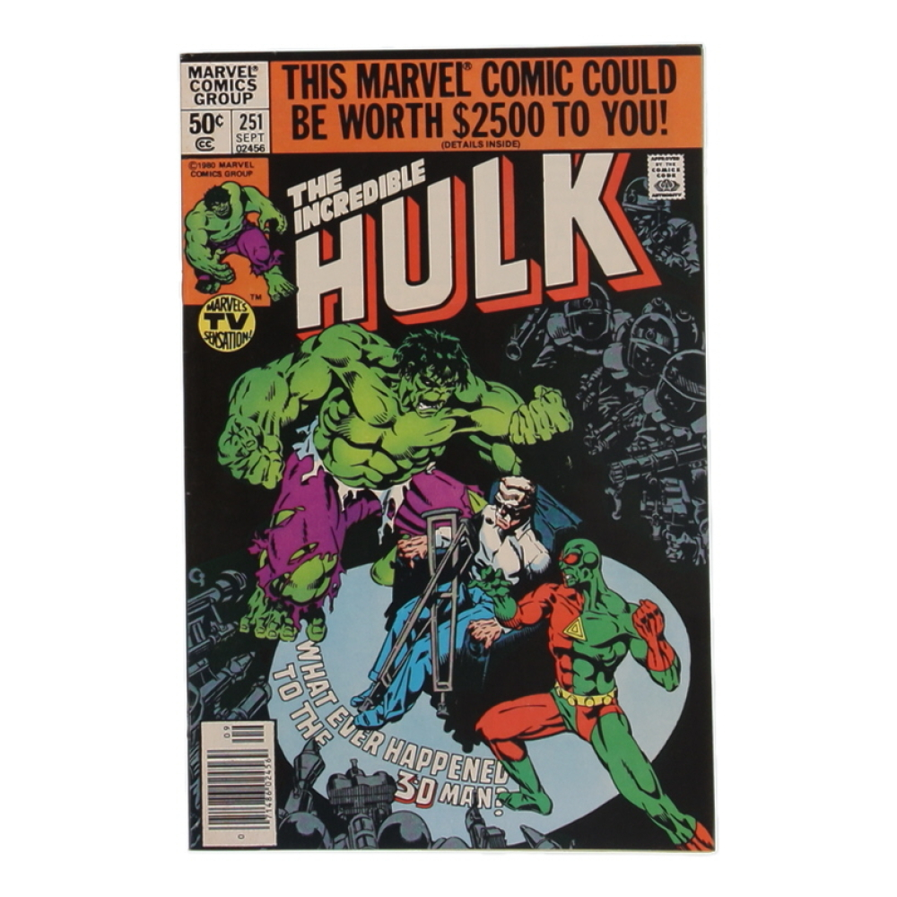 1980 "The Incredible Hulk" Issue #251 Marvel Comic Book at PristineAuction.com